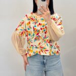 شومیز آستین حریر