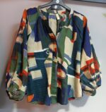شومیز تابستانی لینن ساده و گلدار - Image 3