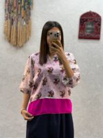 شومیز موهر گلدار - Image 2
