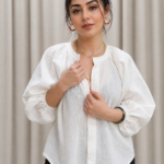 شومیز تابستانی لینن ساده و گلدار